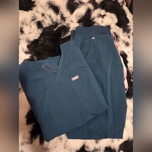 Figs Women's Caribbean Blue Scrubs